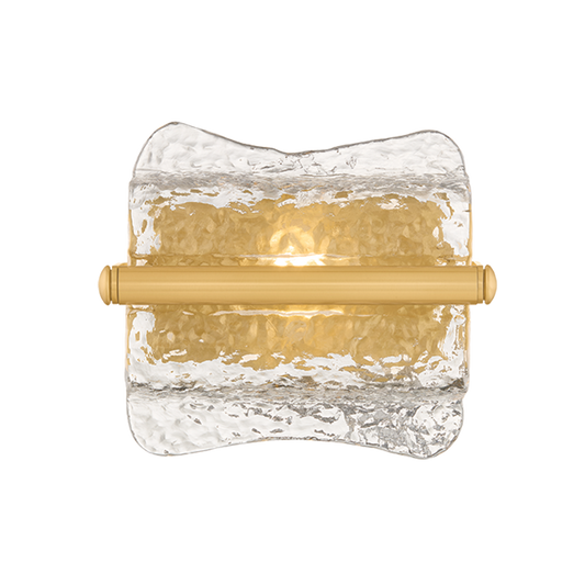 Hudson Valley Fosterdale Wall Sconce Aged Brass