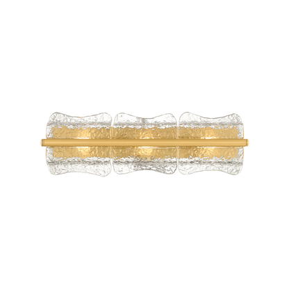 Hudson Valley Fosterdale 3-Light Wall Sconce Aged Brass