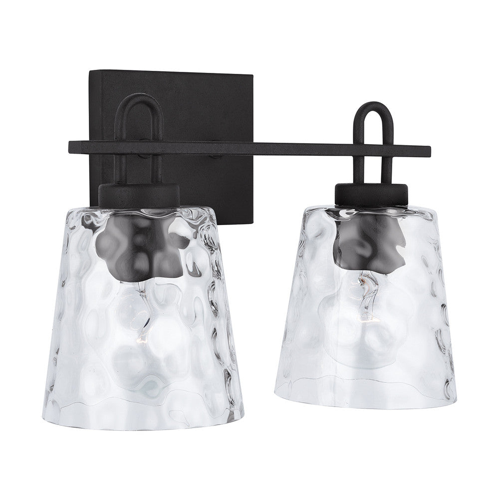 Capital Fenton Vanity Light Black Iron