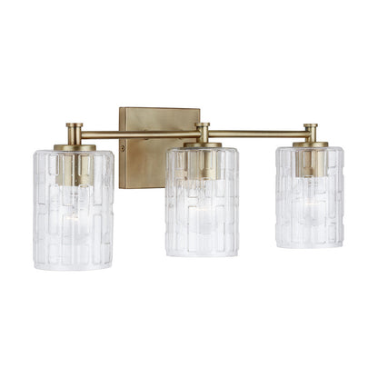 Capital Emerson Vanity Light Aged Brass