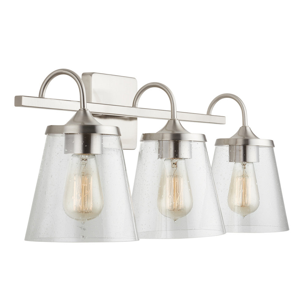 Capital Jayne Vanity Light Brushed Nickel