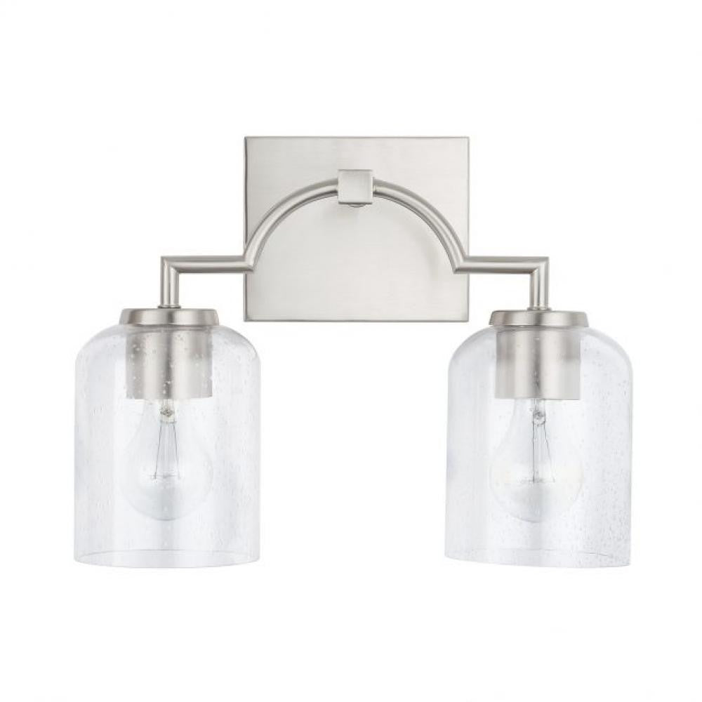 Capital Carter Vanity Light Brushed Nickel
