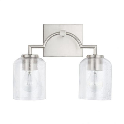 Capital Carter Vanity Light Brushed Nickel