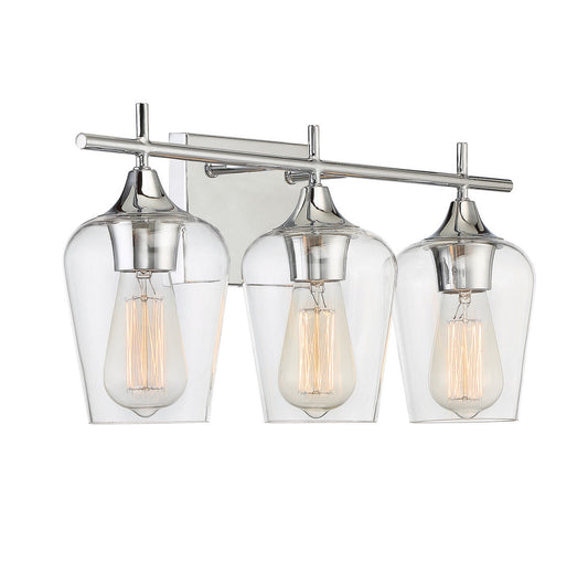 Savoy House Octave 3-Light Bath Vanity English Bronze