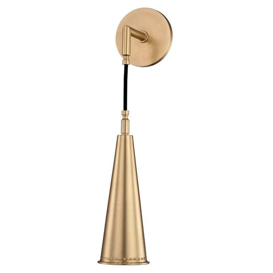 Hudson Valley Alva Wall Sconce Antique Brass