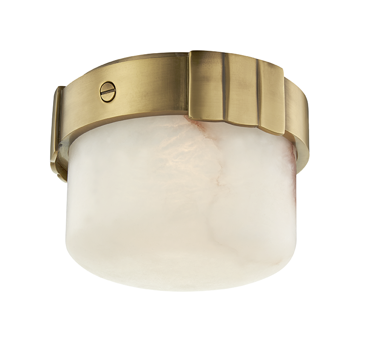 Hudson Valley Beckett Flush Mount Antique Brass