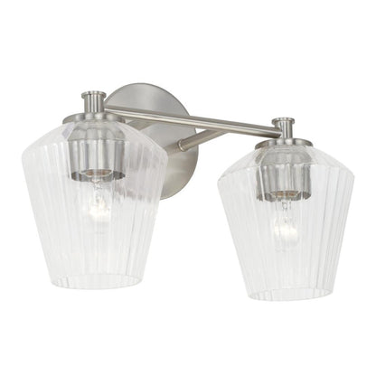 Beau 2-Light Vanity - Aged Brass