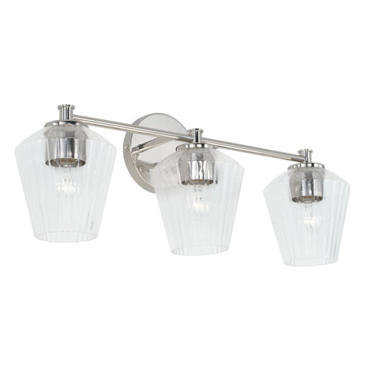 Capital Beau Vanity Light Polished Nickel