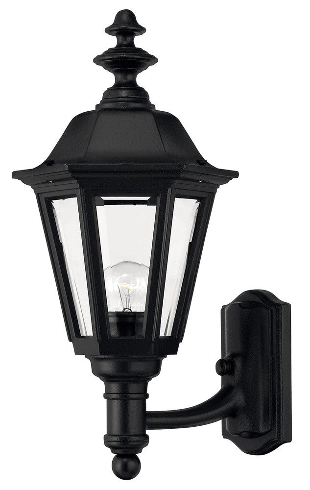 Hinkley Manor House Outdoor Wall Mount Lantern Black