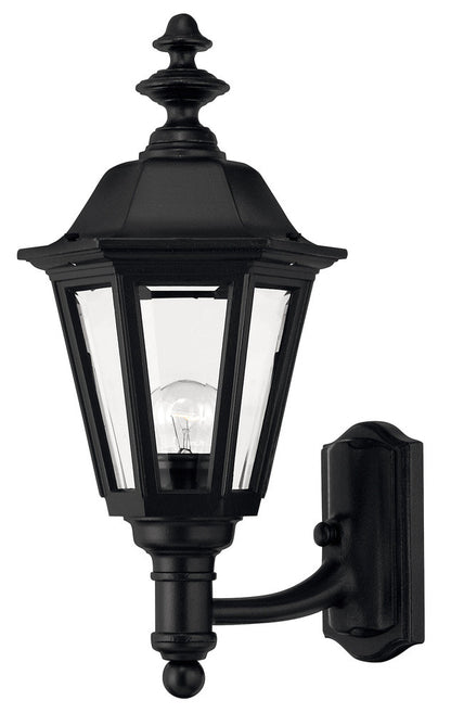 Hinkley Manor House Outdoor Wall Mount Lantern Black