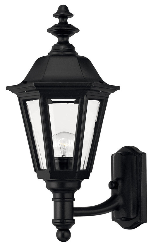 Hinkley Manor House Outdoor Wall Mount Lantern Black