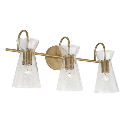 Capital Mila Vanity Light Aged Brass
