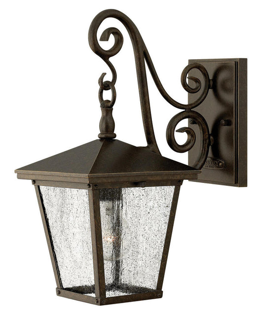 Hinkley Trellis Outdoor Wall Mount Lantern Regency Bronze