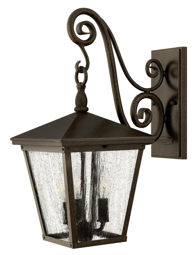 Hinkley Trellis Outdoor Wall Mount Lantern Regency Bronze