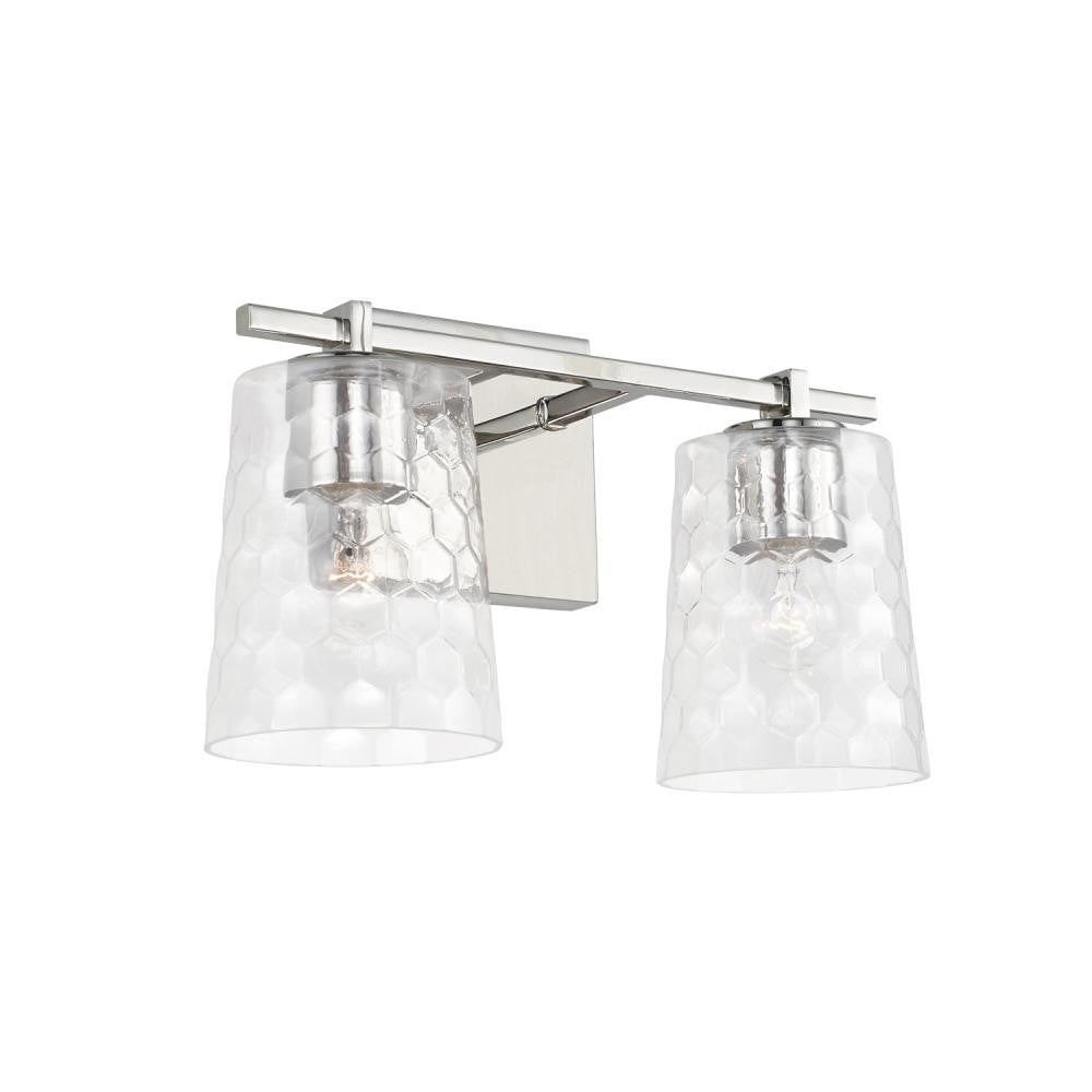 Capital Burke Vanity Light Polished Nickel