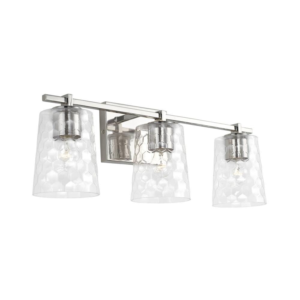 Capital Burke Vanity Light Polished Nickel