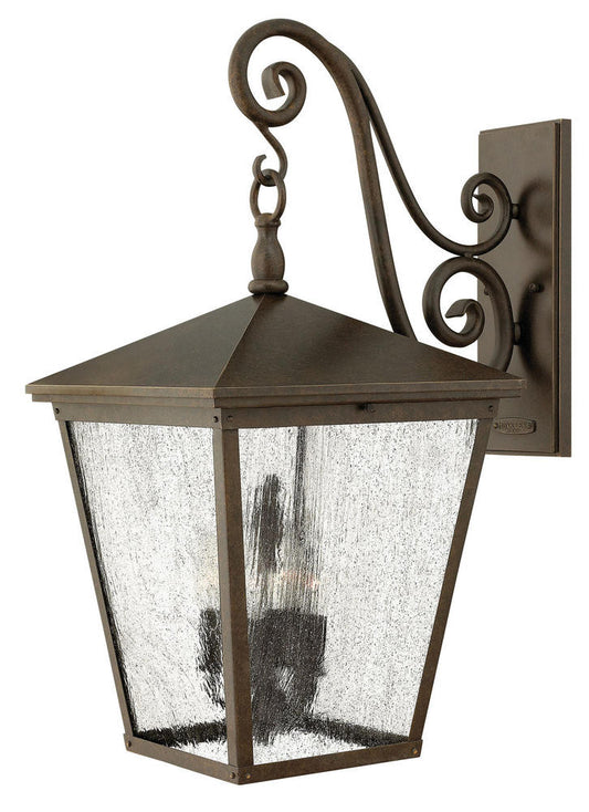 Hinkley Trellis Outdoor Wall Lantern Regency Bronze