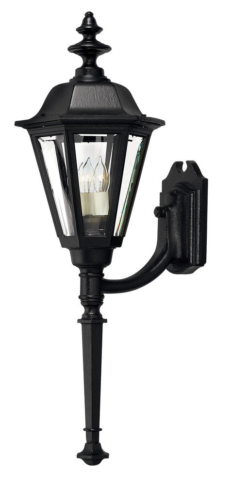 Hinkley Manor House Large Post Mount Black