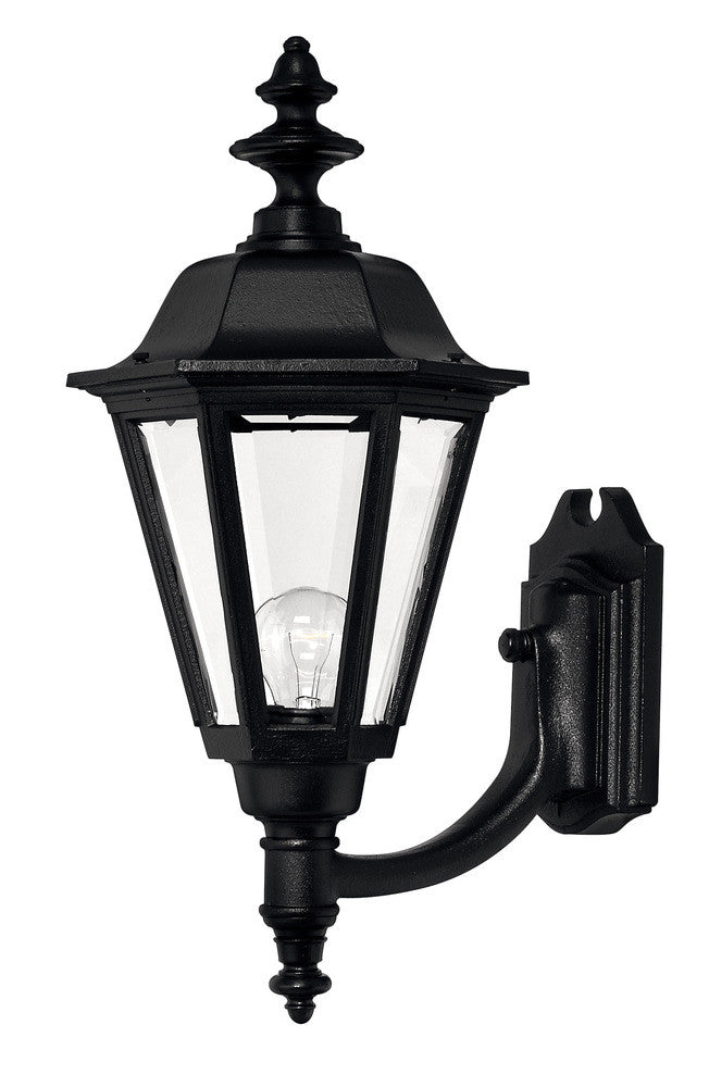 Hinkley Manor House Outdoor Wall Mount Lantern Black