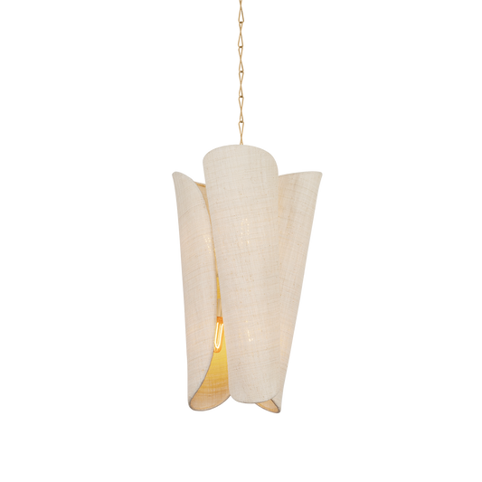 Hudson Valley Springhill 6-Light Pendant Gold Leaf