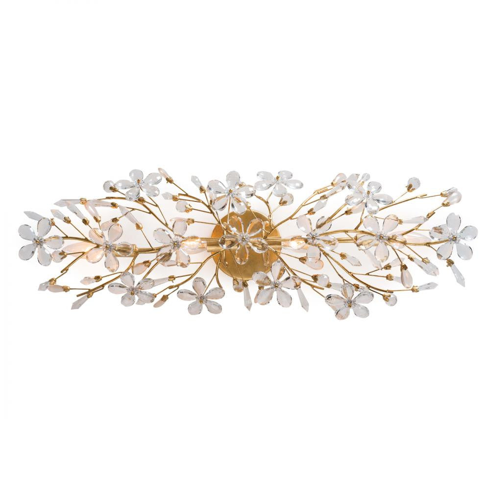 Regina Andrew Cheshire Wall Sconce Gold, Gold Leaf