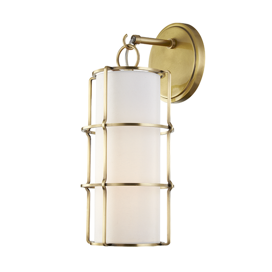 Hudson Valley Sovereign Wall Sconce Aged Brass