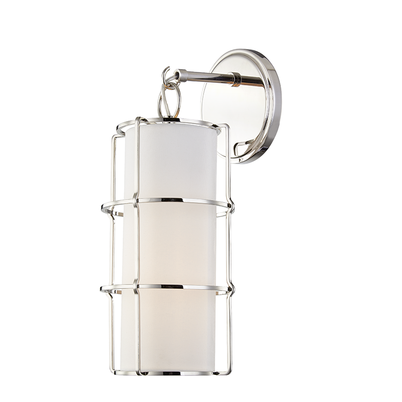 Hudson Valley Sovereign Wall Sconce Polished Nickel