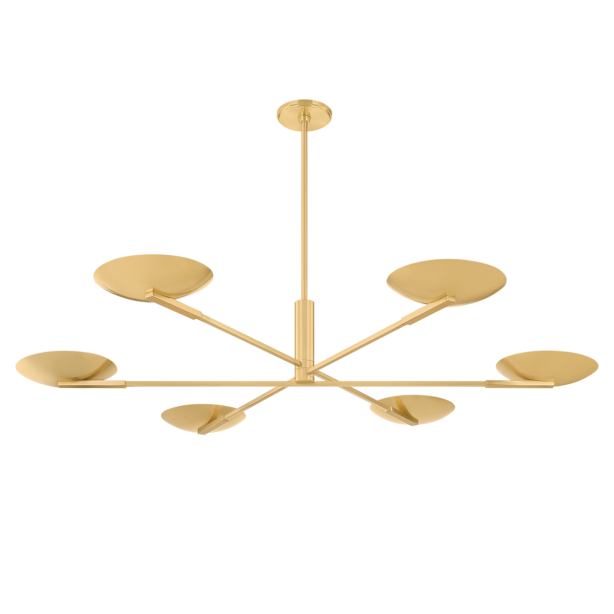 Hudson Valley Johnson Chandelier Aged Brass