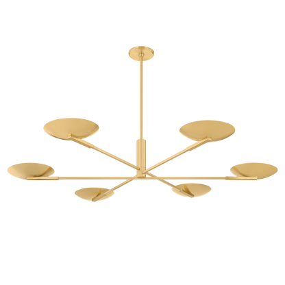 Hudson Valley Johnson Chandelier Aged Brass
