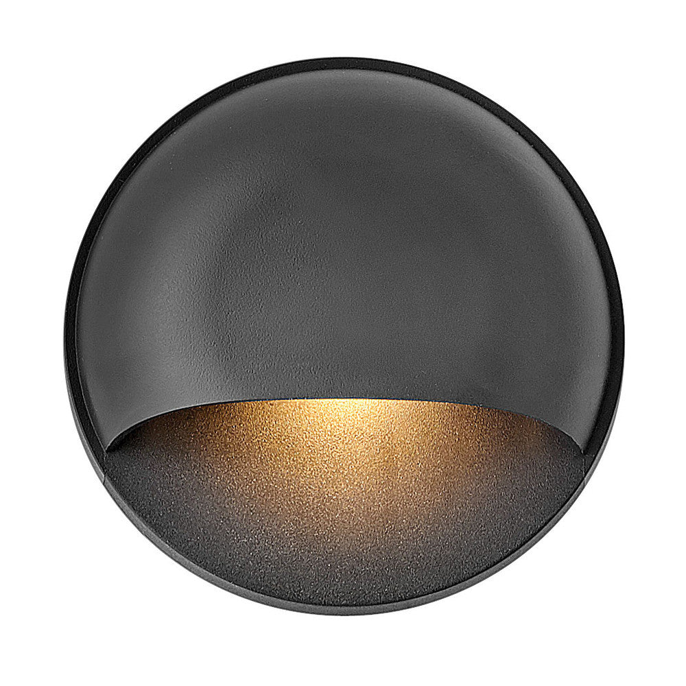 Hinkley Nuvi LED Outdoor Landscape Deck Sconce Black