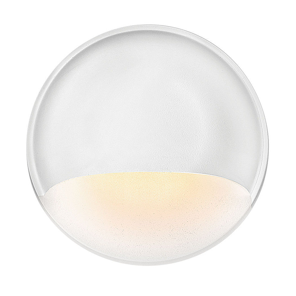 Hinkley Nuvi LED Outdoor Landscape Deck Sconce Matte White