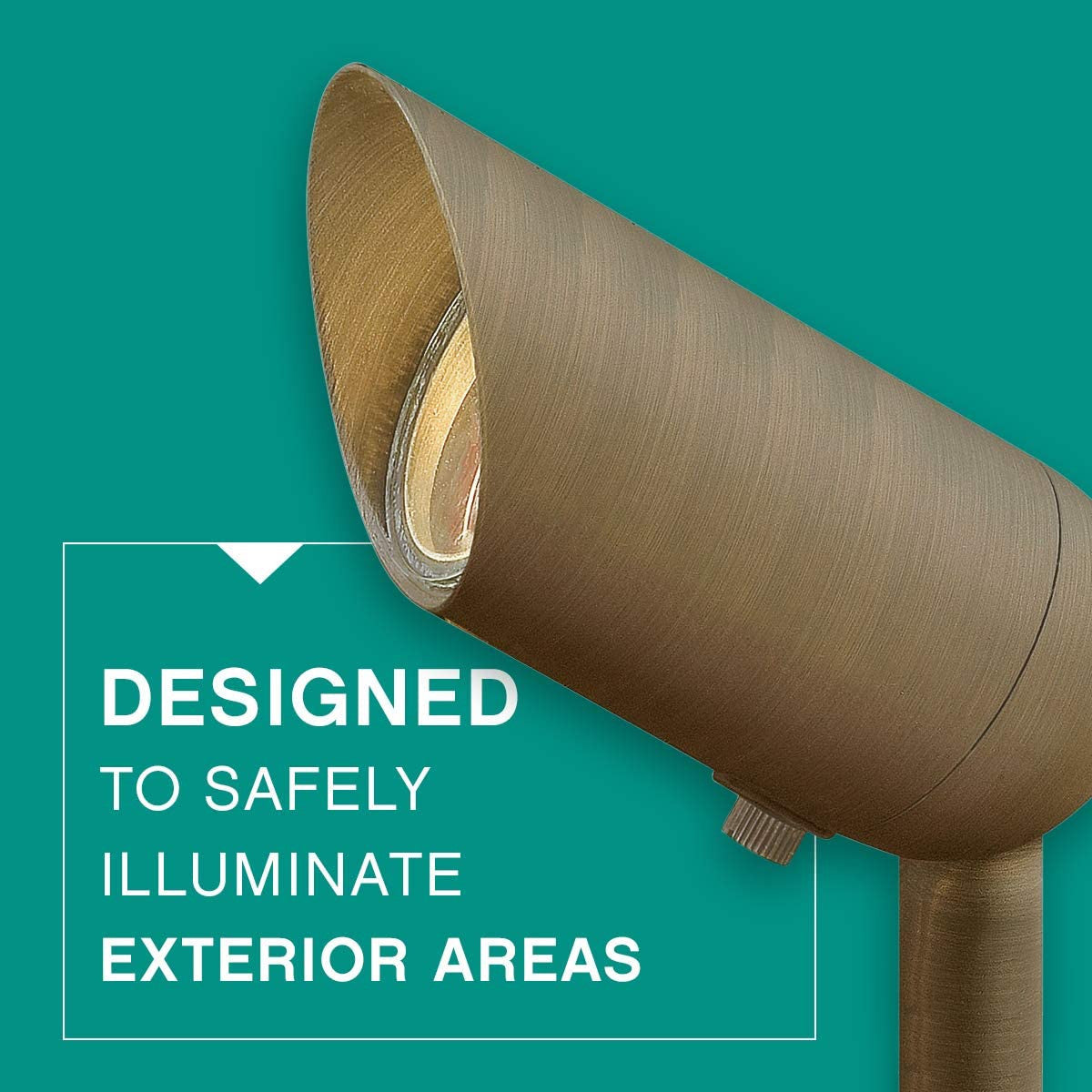 Hinkley Accent Outdoor Landscape Spot Light Matte Bronze detail