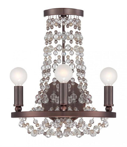 Crystorama Channing Wall Sconce Chocolate Bronze