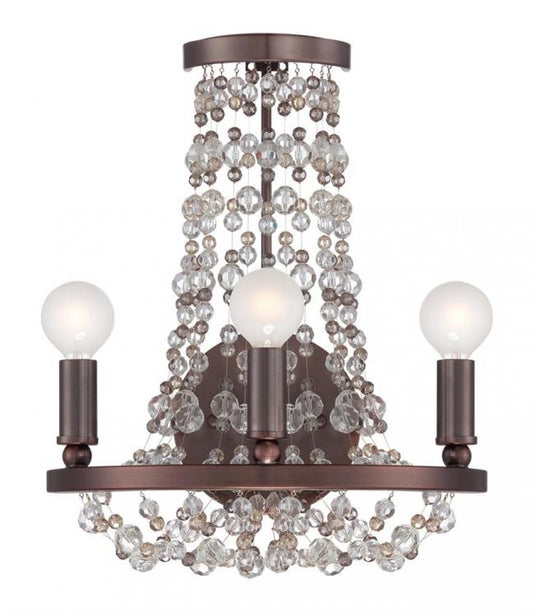 Crystorama Channing Wall Sconce Chocolate Bronze