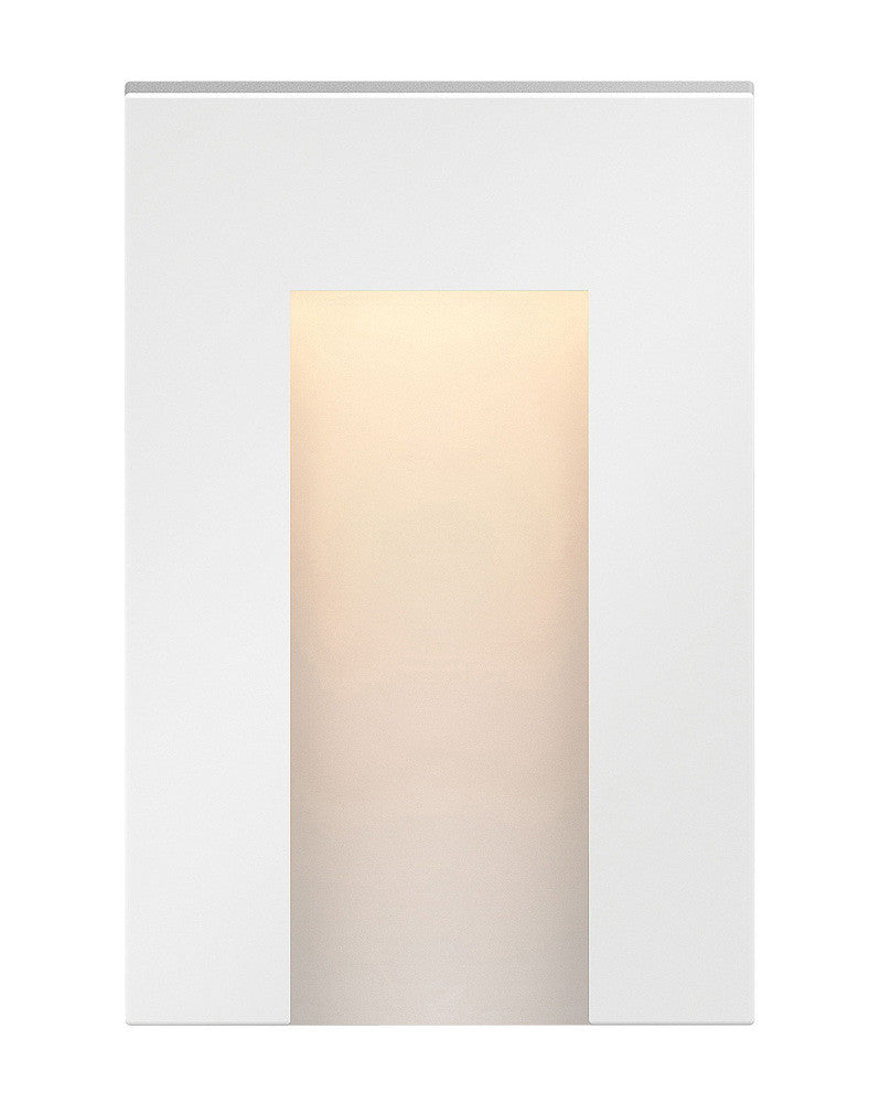Hinkley Taper Outdoor Landscape Deck Sconce Satin White