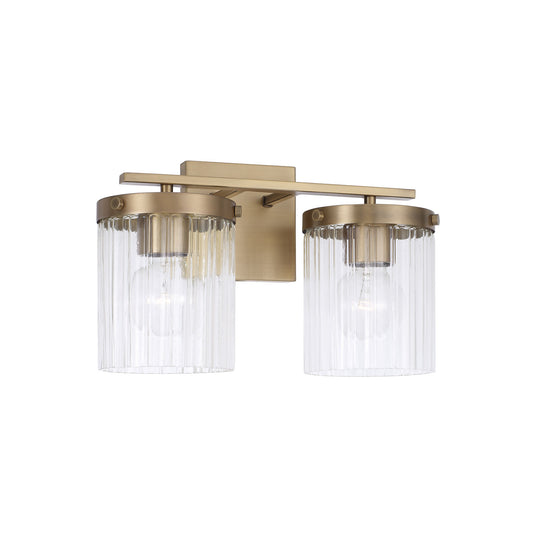 Capital Vaughn 2-Light Vanity - Aged Brass