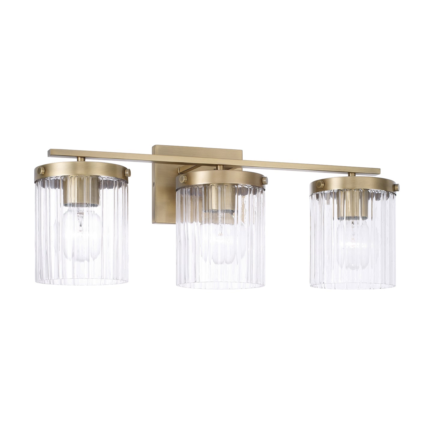 Capital Vaughn 3-Light Vanity - Aged Brass