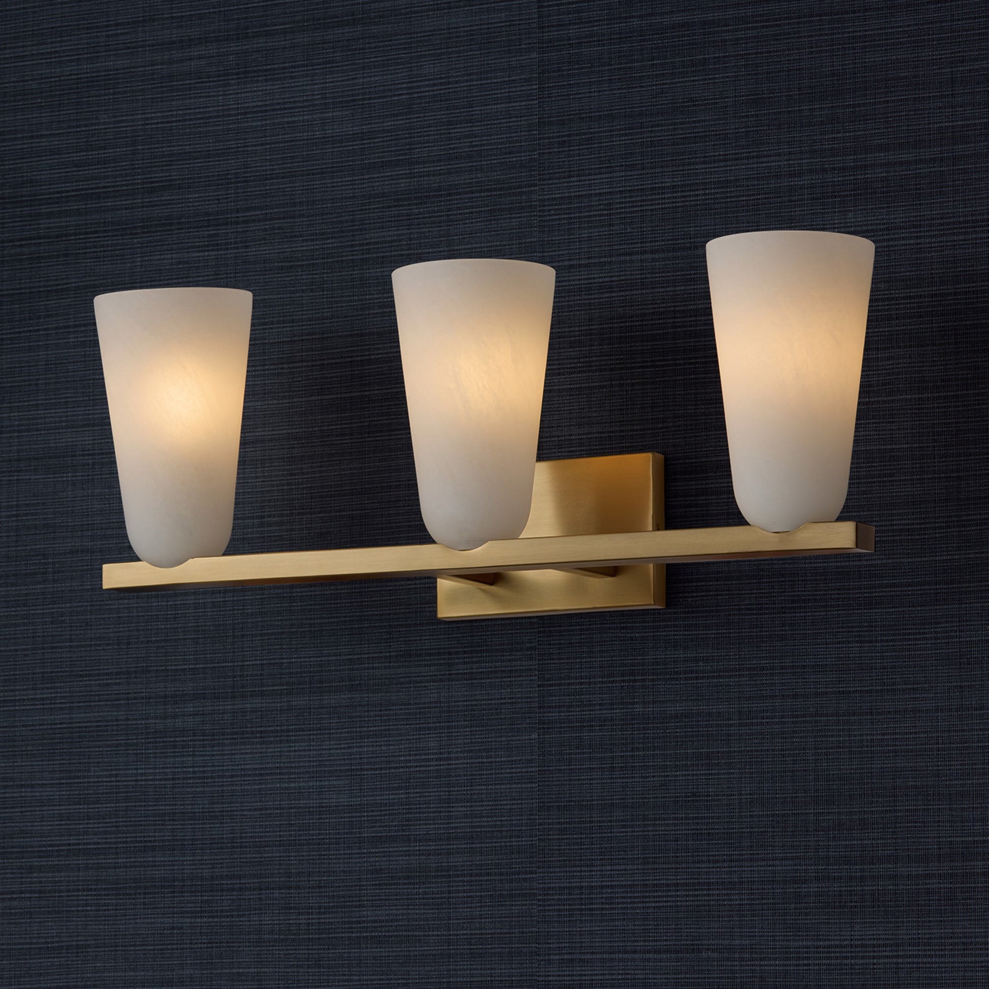 Capital Romy Vanity in Matte Brass