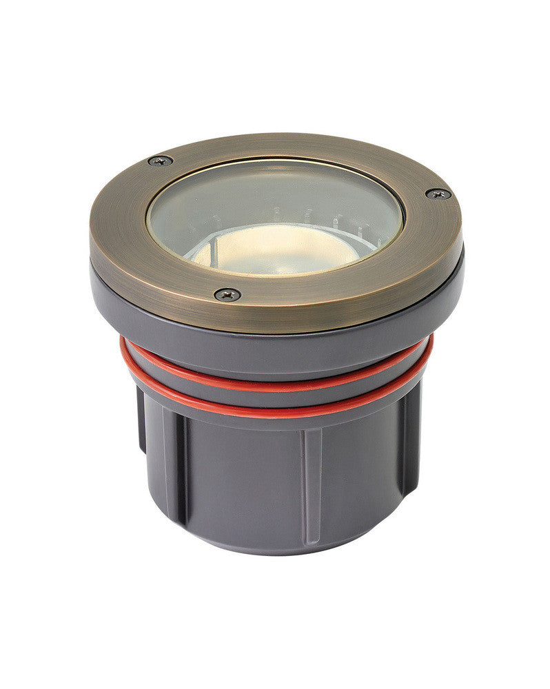 Hinkley Flat Top Outdoor Landscape Well Light Matte Bronze MR16 Halogen