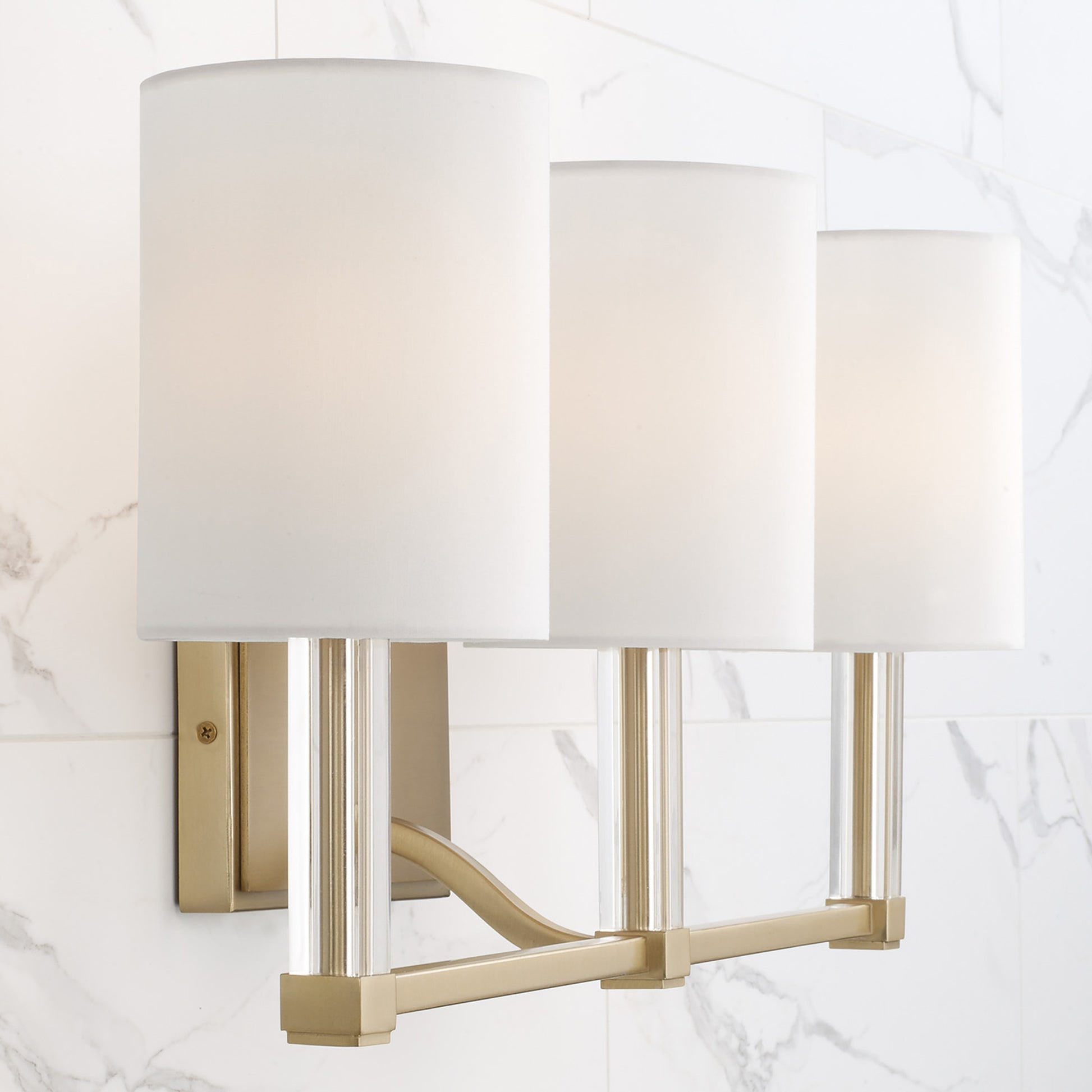 Capital Ingrid Vanity in Matte Brass