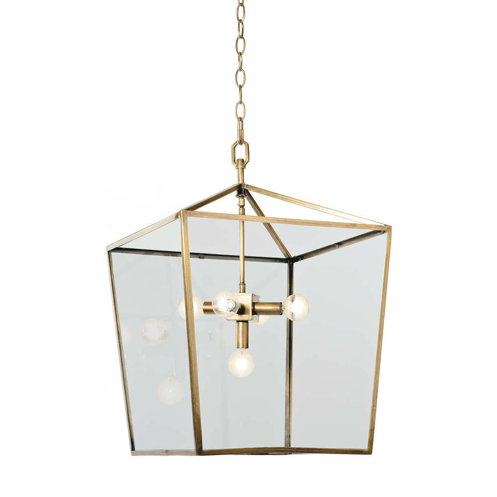 Regina Andrew Camden Lantern Brass