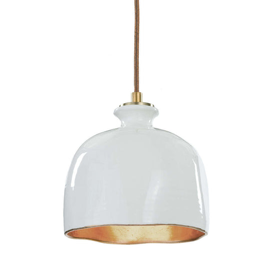 Regina Andrew Bianca Ceramic Pendant White
