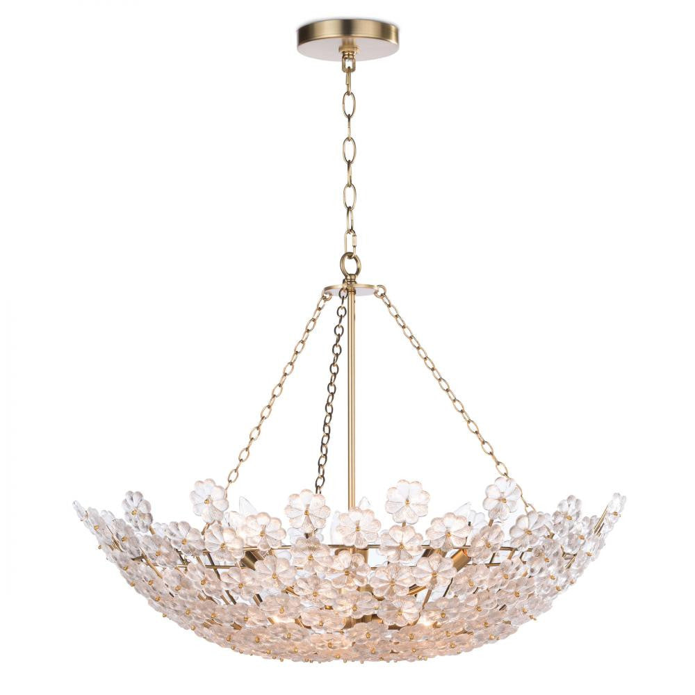 Regina Andrew Charlotte Chandelier Brass