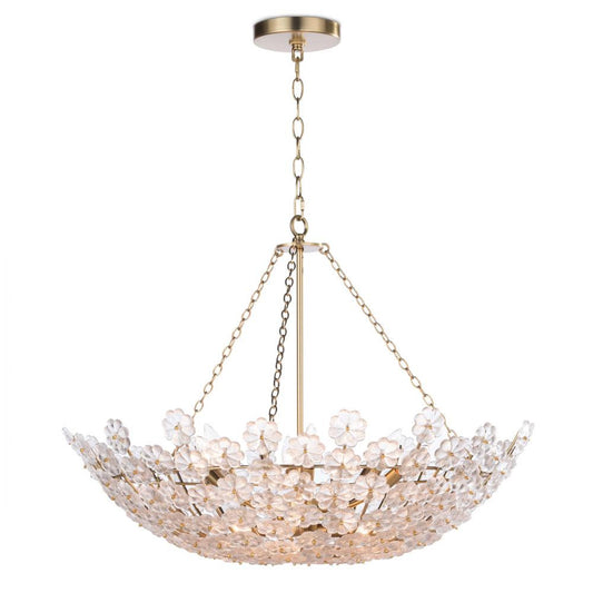 Regina Andrew Charlotte Chandelier Brass