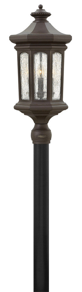 Hinkley Raley Outdoor Post Mount Lantern Oil-Rubbed Bronze