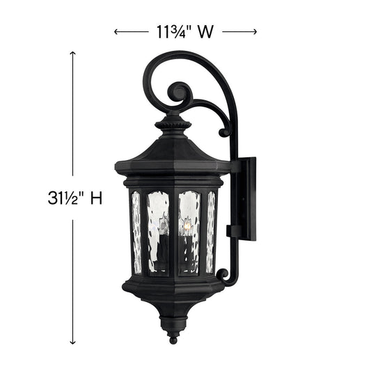Hinkley Raley Outdoor Wall Lantern Oil-Rubbed Bronze