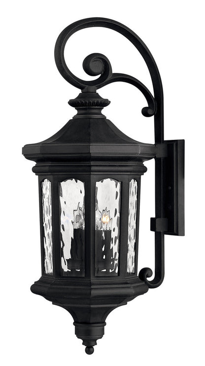Hinkley Raley Outdoor Wall Lantern Museum Black