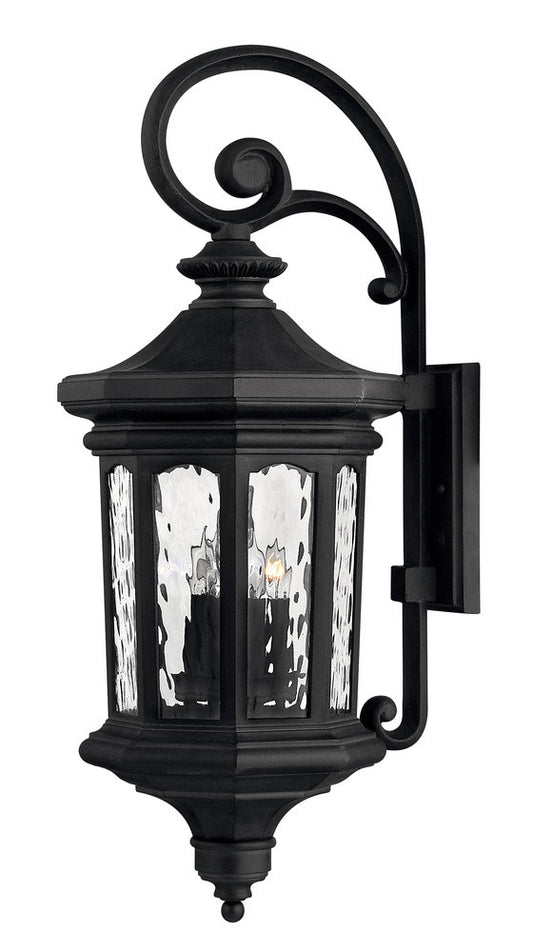 Hinkley Raley Outdoor Wall Lantern Museum Black