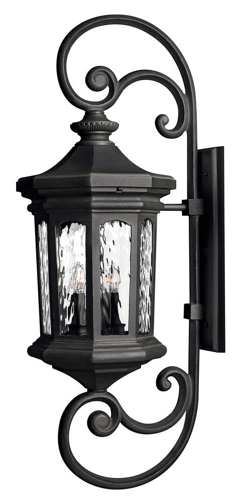 Hinkley Raley Outdoor Wall Lantern Museum Black
