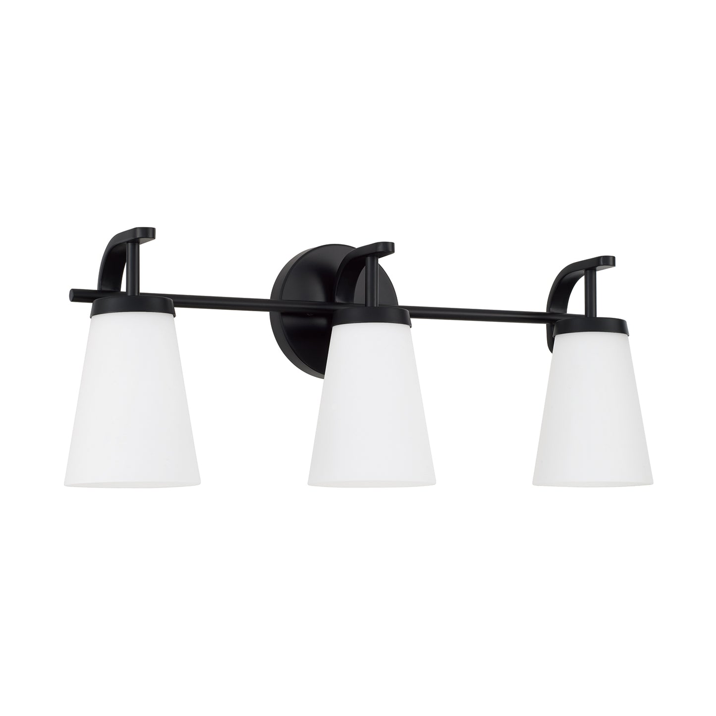 Capital Drake 3-Light Vanity - Matte Black